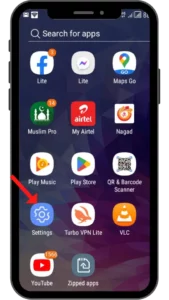 Select Setting Icon