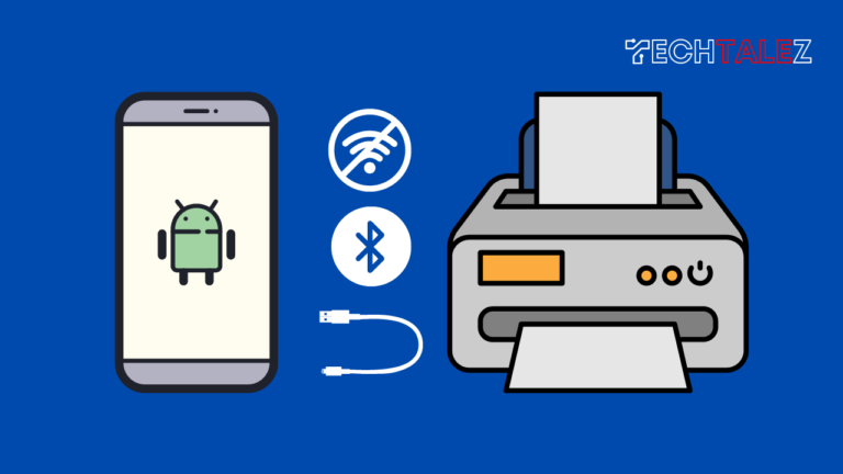 Connecting a printer to android phone without wifi