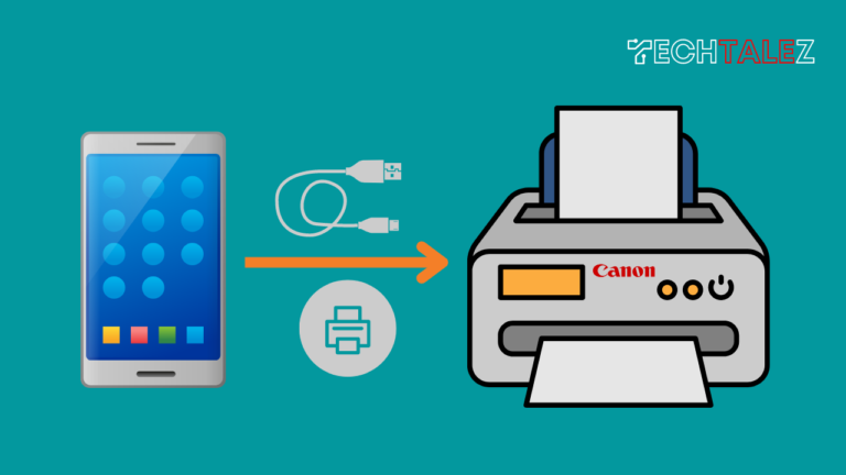 Printing from Mobile to Canon Printer using OTG Cable