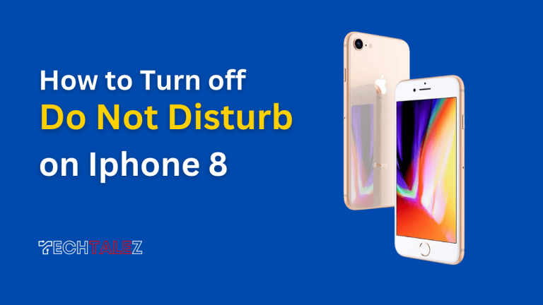 How to Turn off Do Not Disturb on Iphone 8